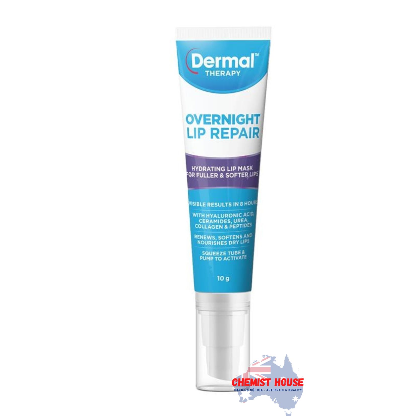 Mặt Nạ Ngủ Môi Dermal Therapy Overnight Lip Repair 10g