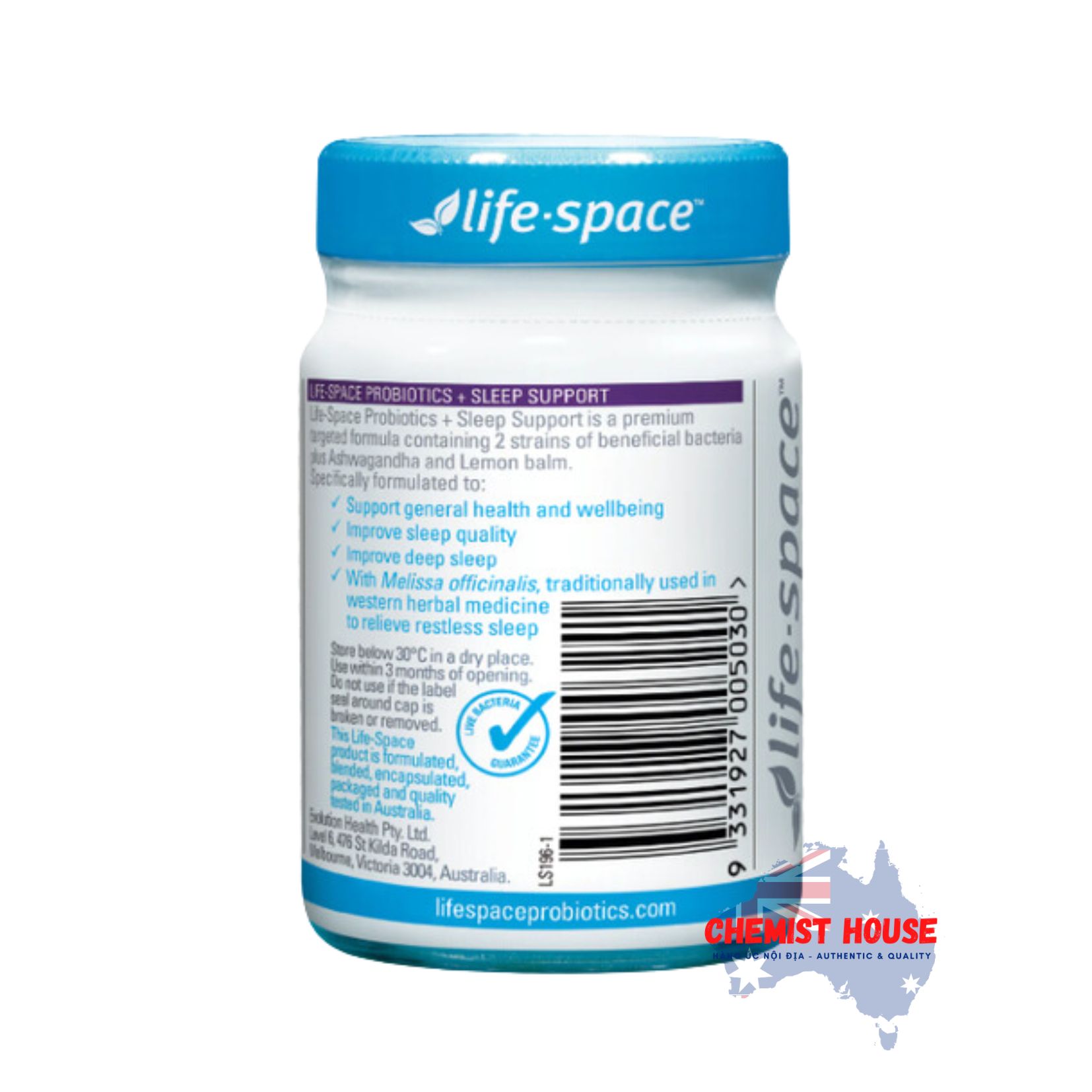 Life Space Probiotics + Sleep Support 30 Viên