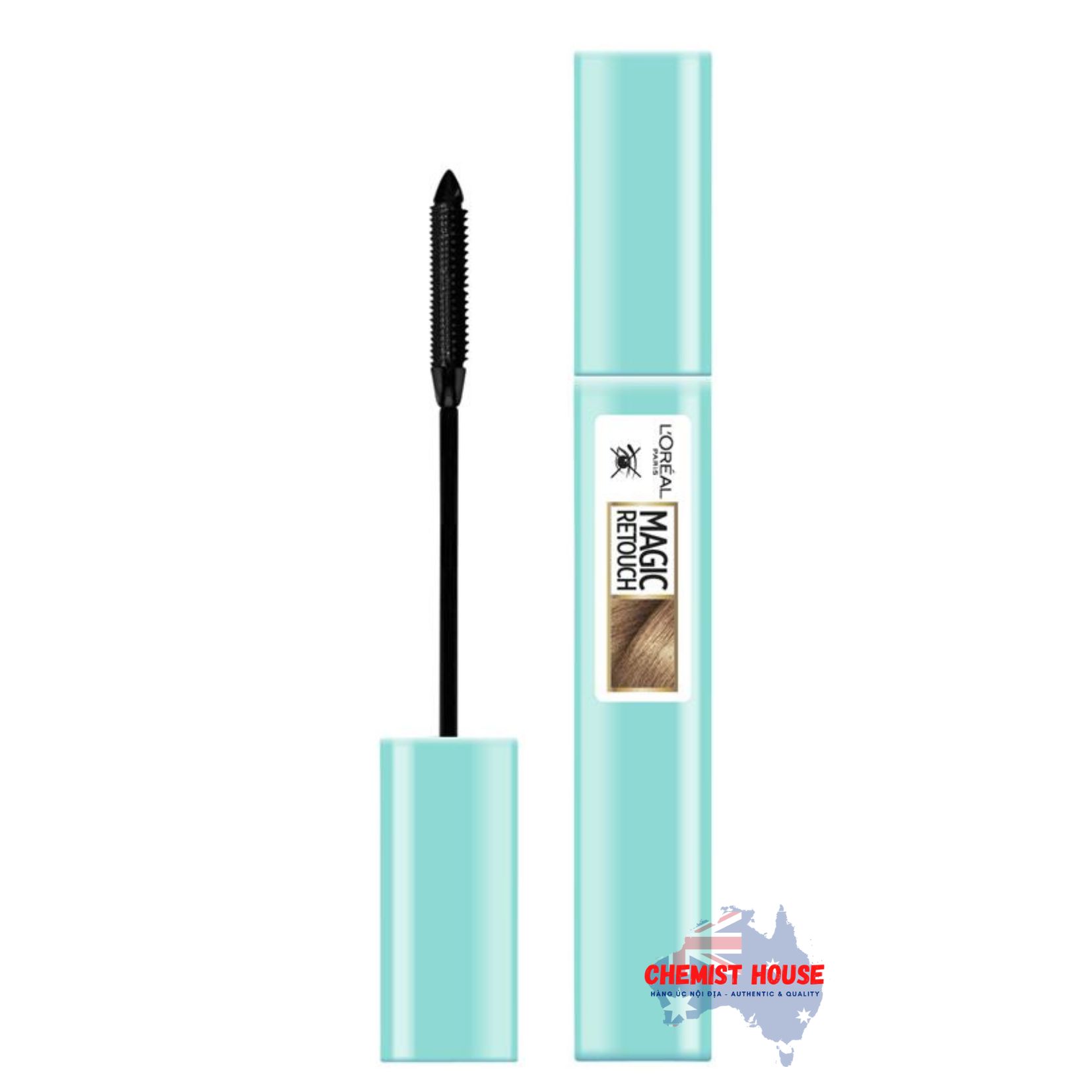 Cọ Che Phủ Bạc Chân Tóc L'Oreal Magic Retouch Precision 4 Màu Vàng Đậm Chấm Chân Tóc Bạc Khô Nhanh 5 Phút Tiện Lợi