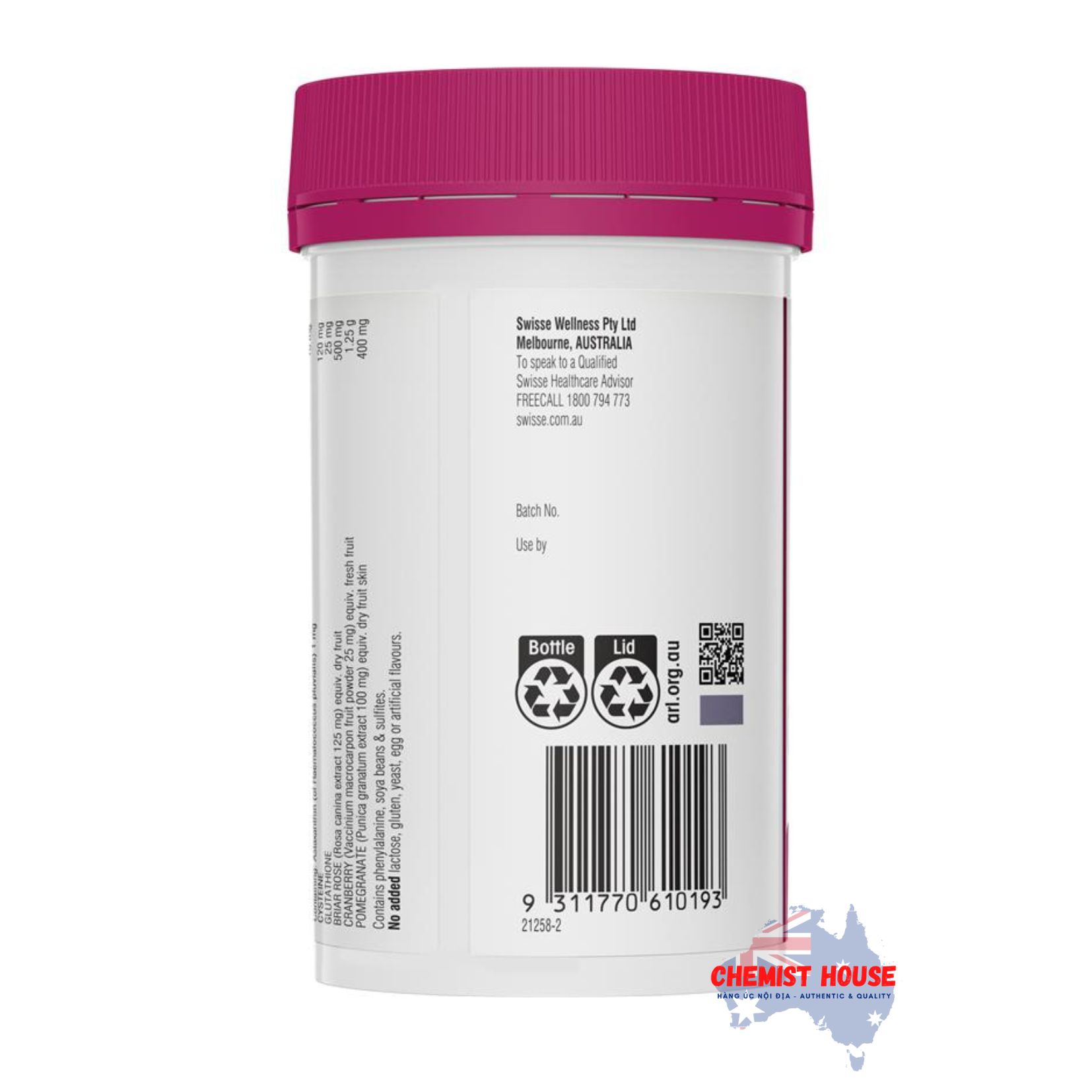 Viên uống trắng da - Swisse Beauty Bright Skin 120 Viên