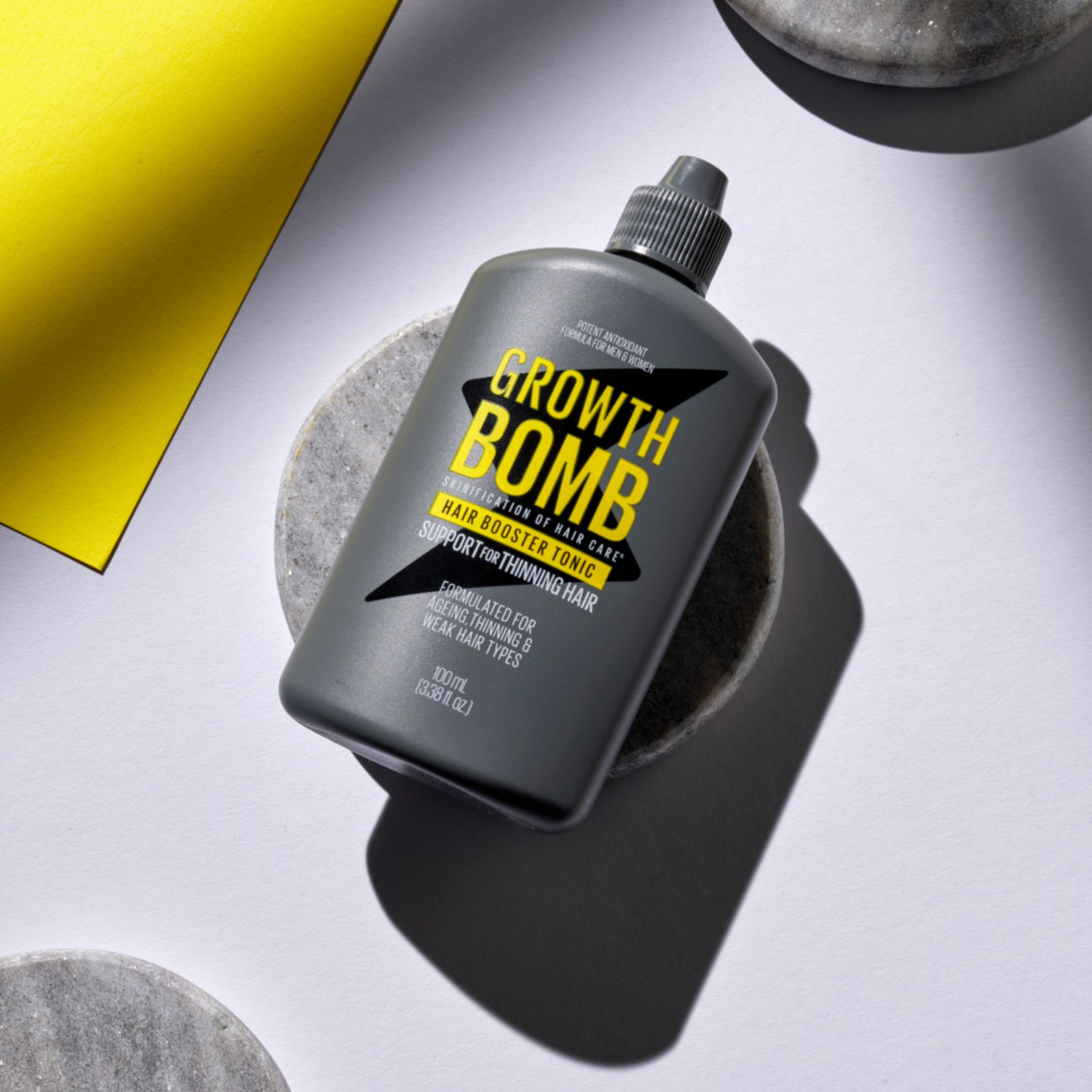 Tinh Chất Hỗ Trợ Tăng Cường Mọc Tóc & Phục Hồi Da Đầu Growth Bomb 100ml - Growth Bomb High Strength Tonic 100ml