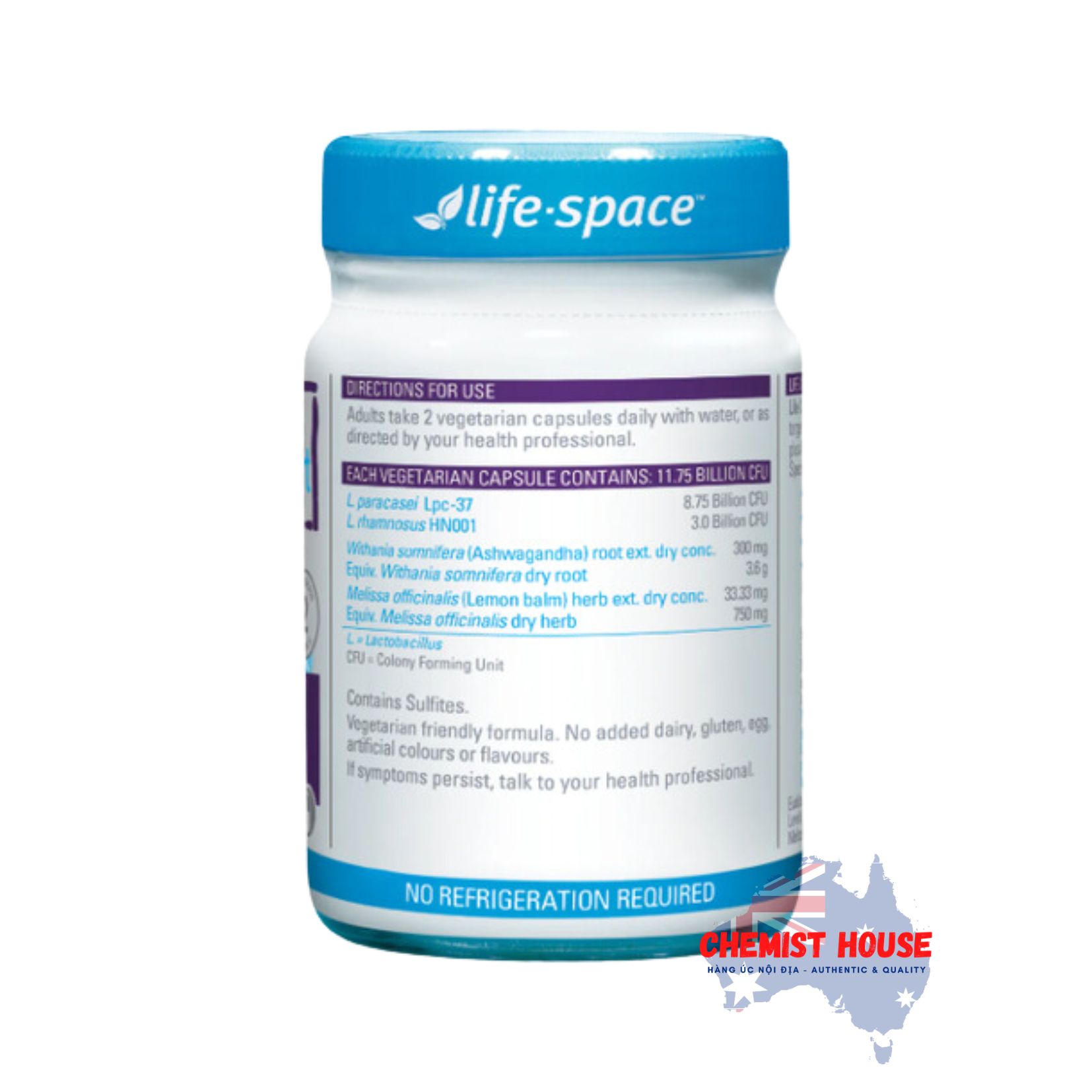 Life Space Probiotics + Sleep Support 30 Viên
