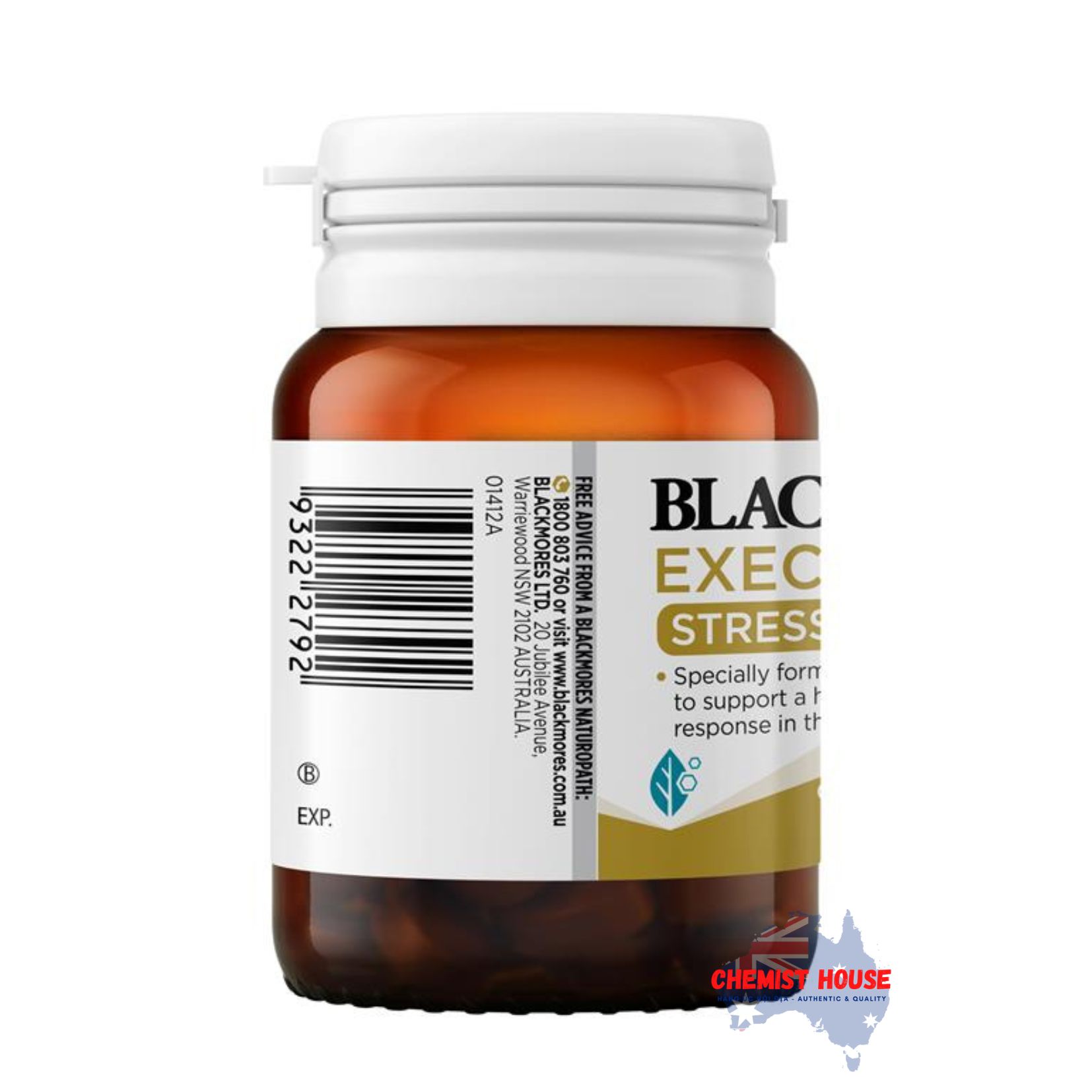 Viên Uống Blackmores Executive B Stress Formula Hỗ Trợ Giảm Căng Thẳng 28 Viên/ 250 Viên - Blackmores Executive B Stress
