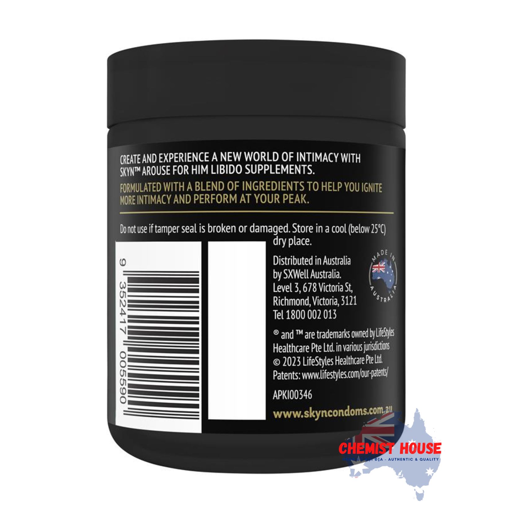 Viên Uống Tăng Cường Sinh Lý & Tăng Ham Muốn SKYN™ Arouse™ for Him 60 viên