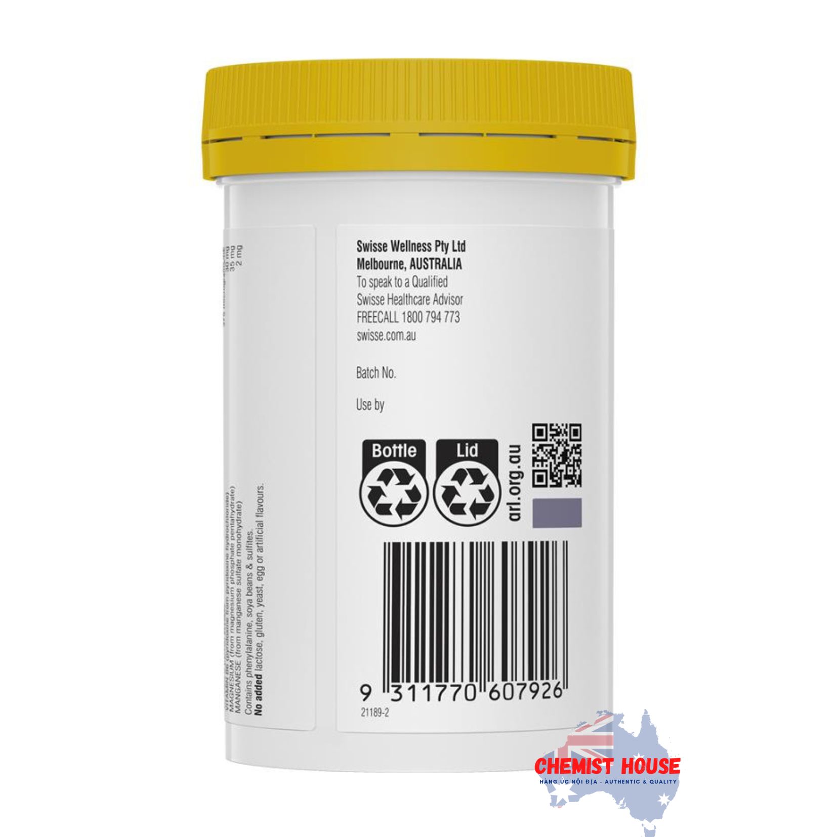 Swisse Ultiboost Zinc+ - Viên uống bổ sung Kẽm 60 viên