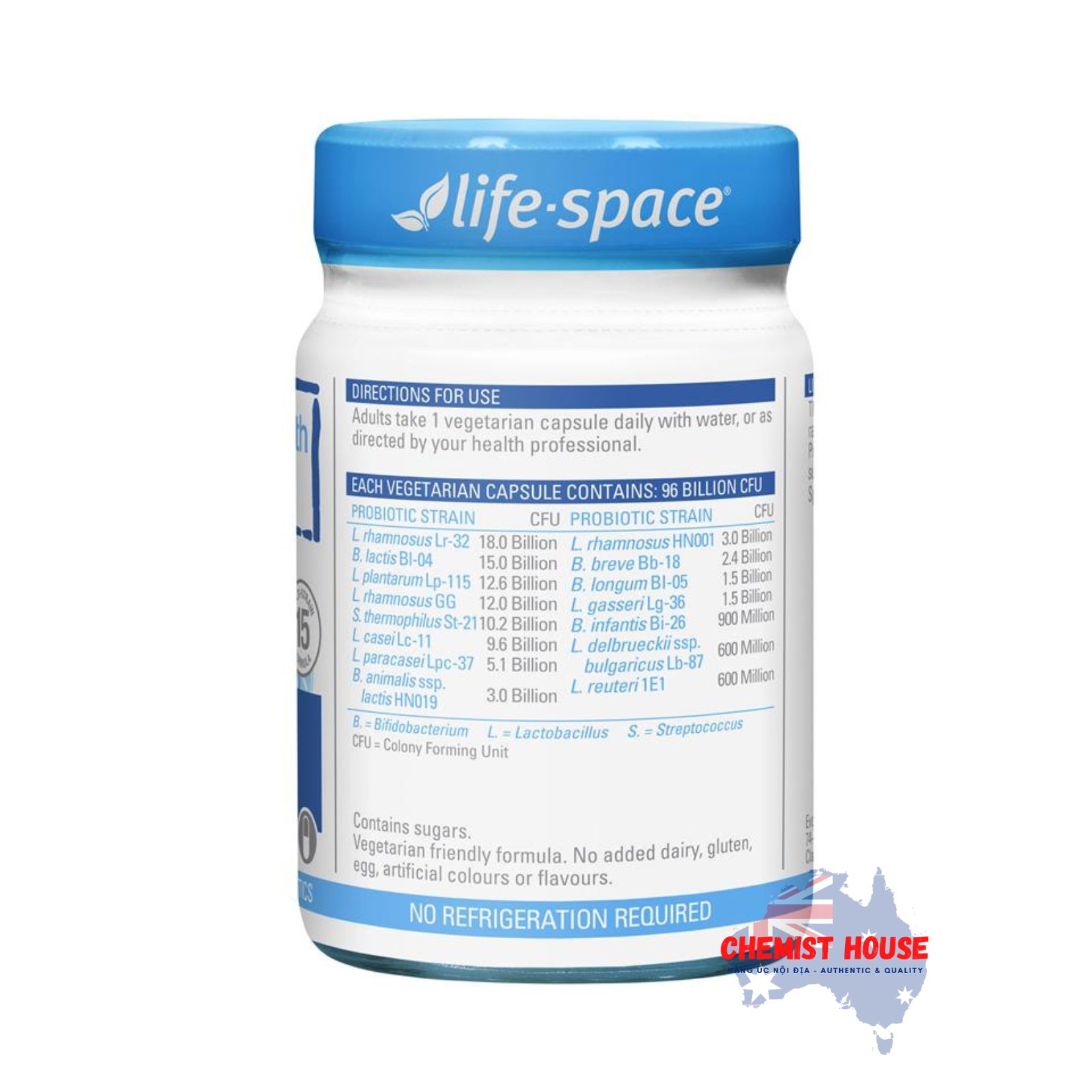 Life Space Triple Strength Probiotic - Viên uống lợi khuẩn 30 viên