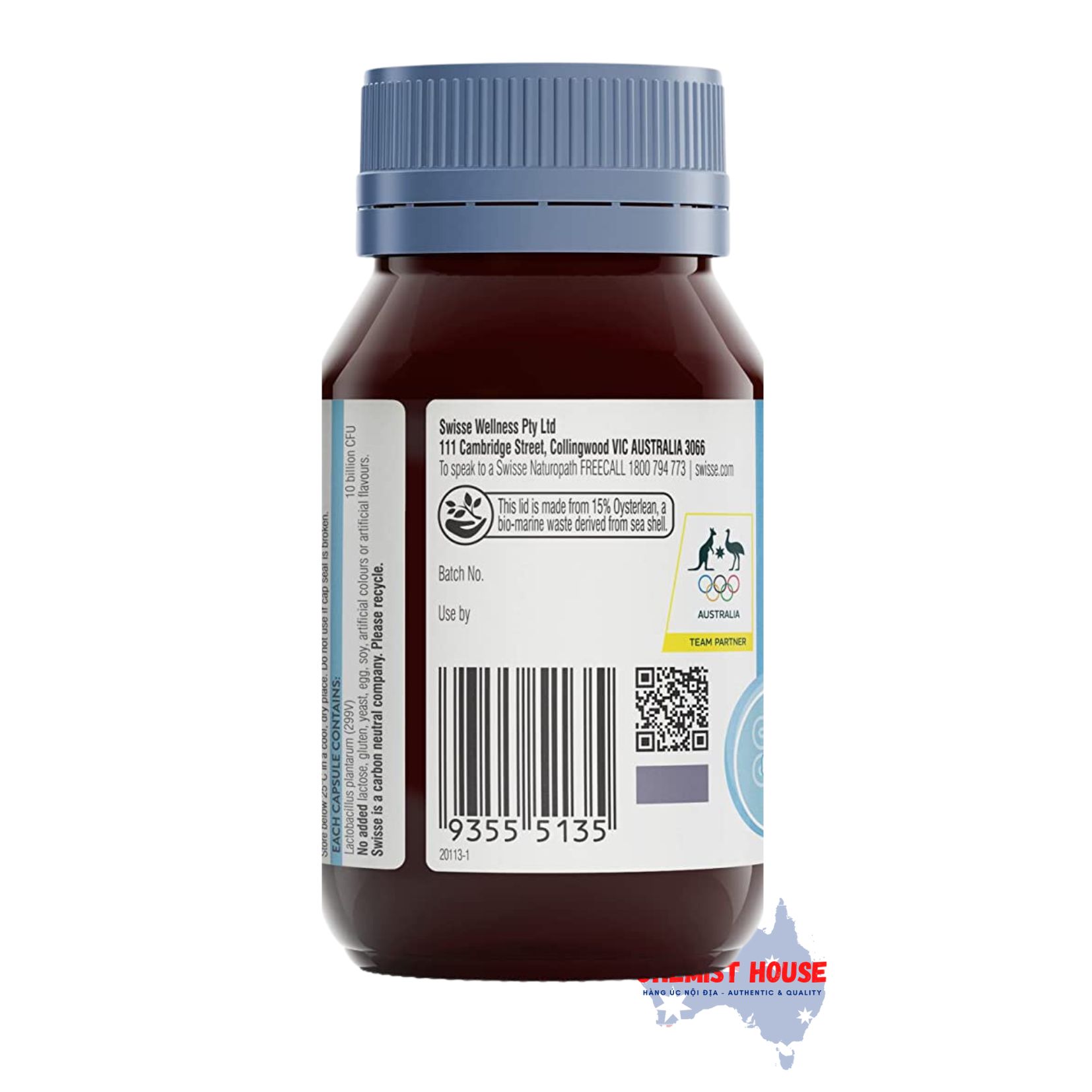 Swisse Ultibiotic Antibiotic Support Probiotic 30 viên