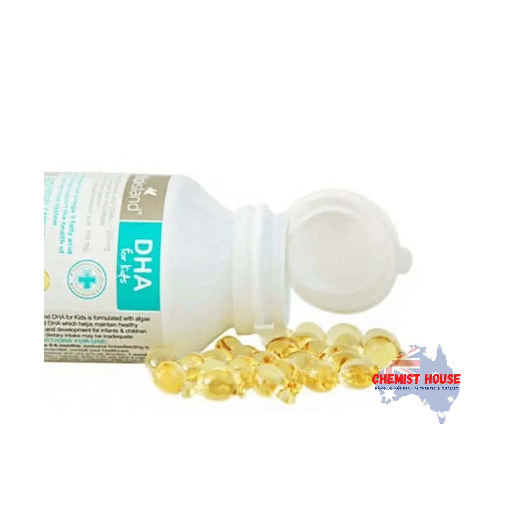 Bio Island DHA cho trẻ - Dầu cá giúp bé thông minh hơn 60 viên