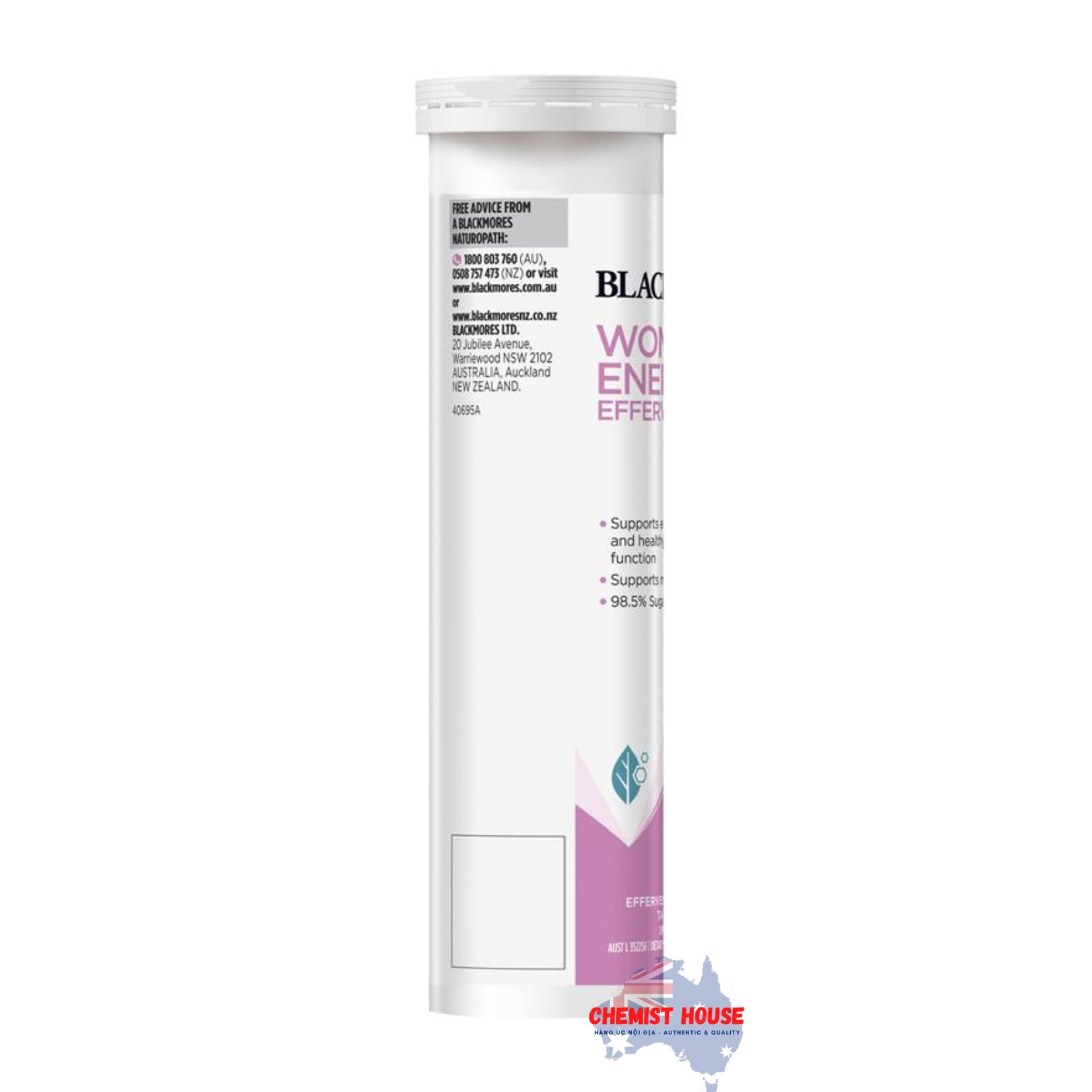 Viên sủi bổ sung năng lượng dành cho phụ nữ Blackmores Womens Energy Effervescent 20 Tablets