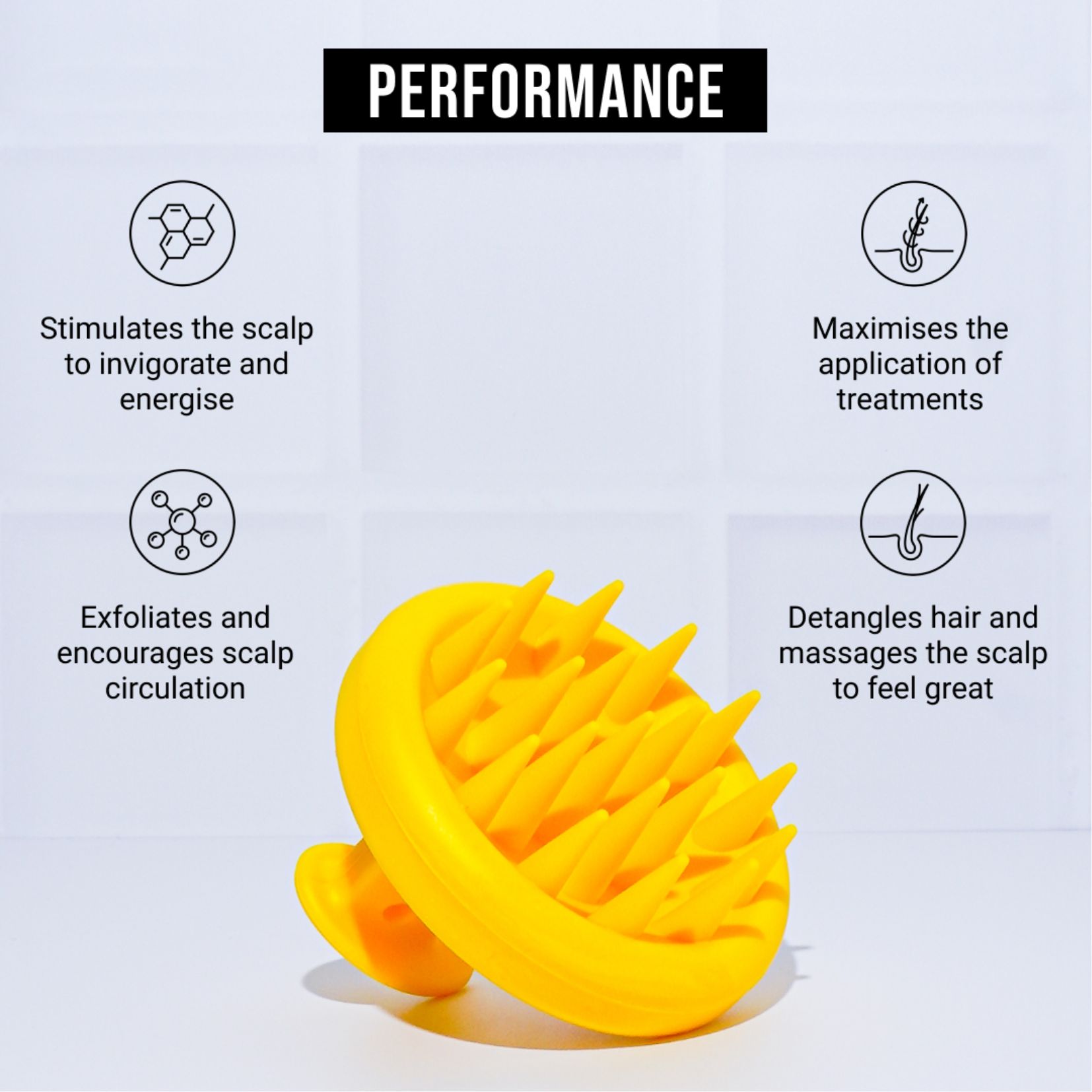 Bàn Chải Da Đầu Bằng Silicon Growth Bomb - Growth Bomb Silicone Scalp Brush