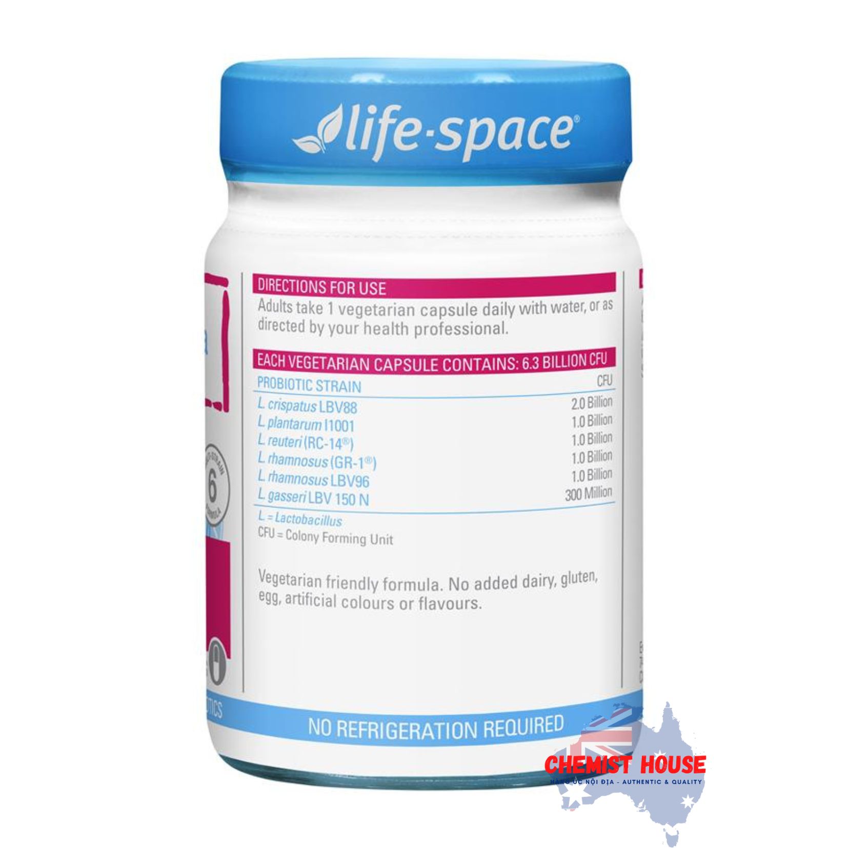Life Space Womens Microflora Probiotic - Viên uống men vi sinh cho nữ 60 viên