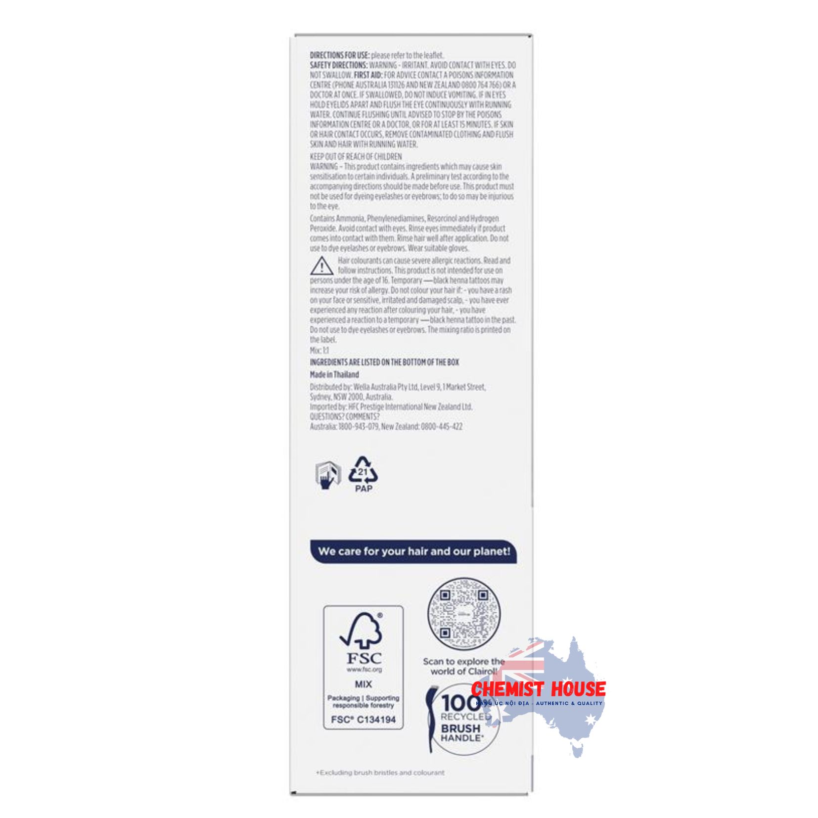 Thuốc Nhuộm Tóc Chuẩn Màu & Dễ Dàng Sử Dụng Lâu Phai - Clairol Nice N Easy Root Touch Up Số 6 Màu Nâu Nhạt - Clairol Nice N Easy Root Touch Up Permanent Hair Colour 6 Light Brown