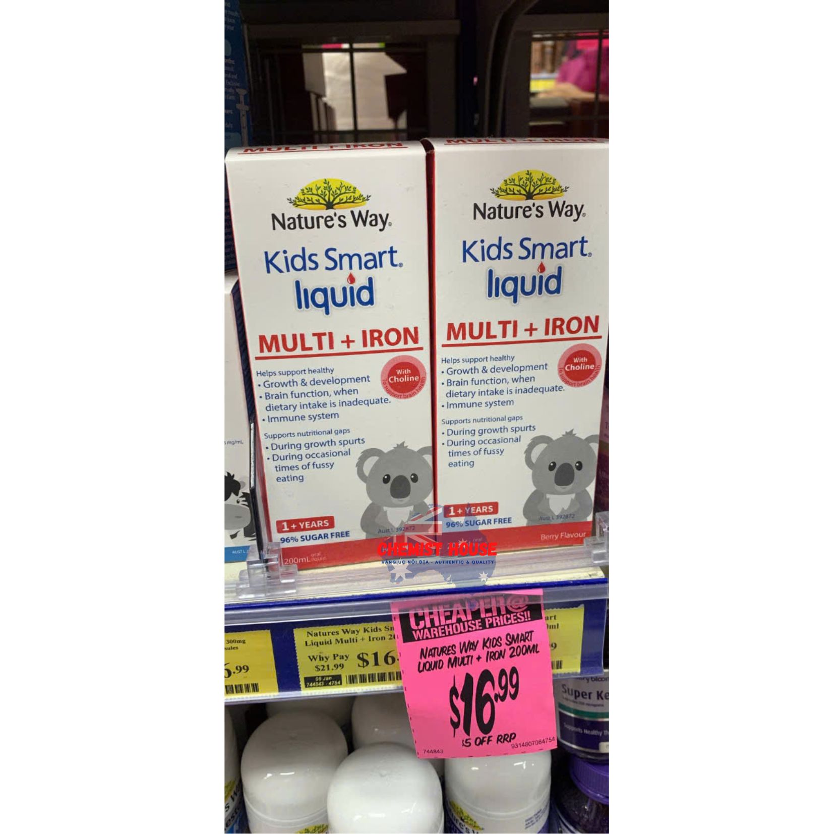 Nature's Way Kids Siro Vitamin Tổng Hợp Bổ Sung Vitamin Tổng Hợp Kèm Sắt Mau Ăn Chóng Lớn Tăng Đề Kháng