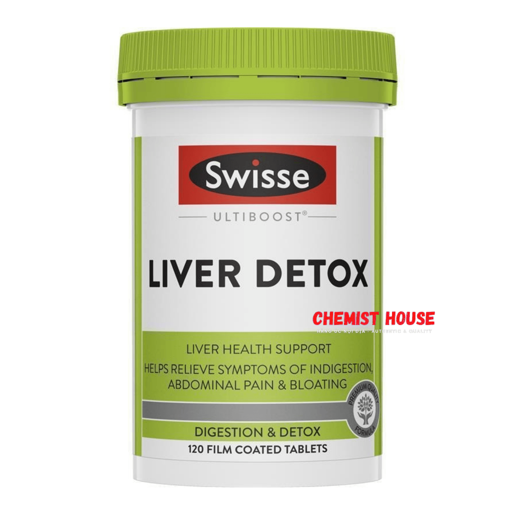 Swisse Ultiboost Liver Detox - Viên uống hỗ trợ thải độc gan