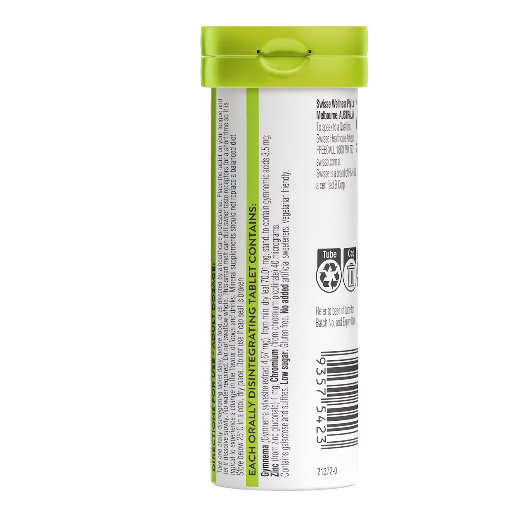 Swisse Ultiboost Sugar Curb Smart Melts 30 pack - Viên uống dinh dưỡng được thiết kế để hỗ trợ giảm cảm giác thèm ăn đường và giúp duy trì một chế độ chuyển hóa cân bằng 30 viên.