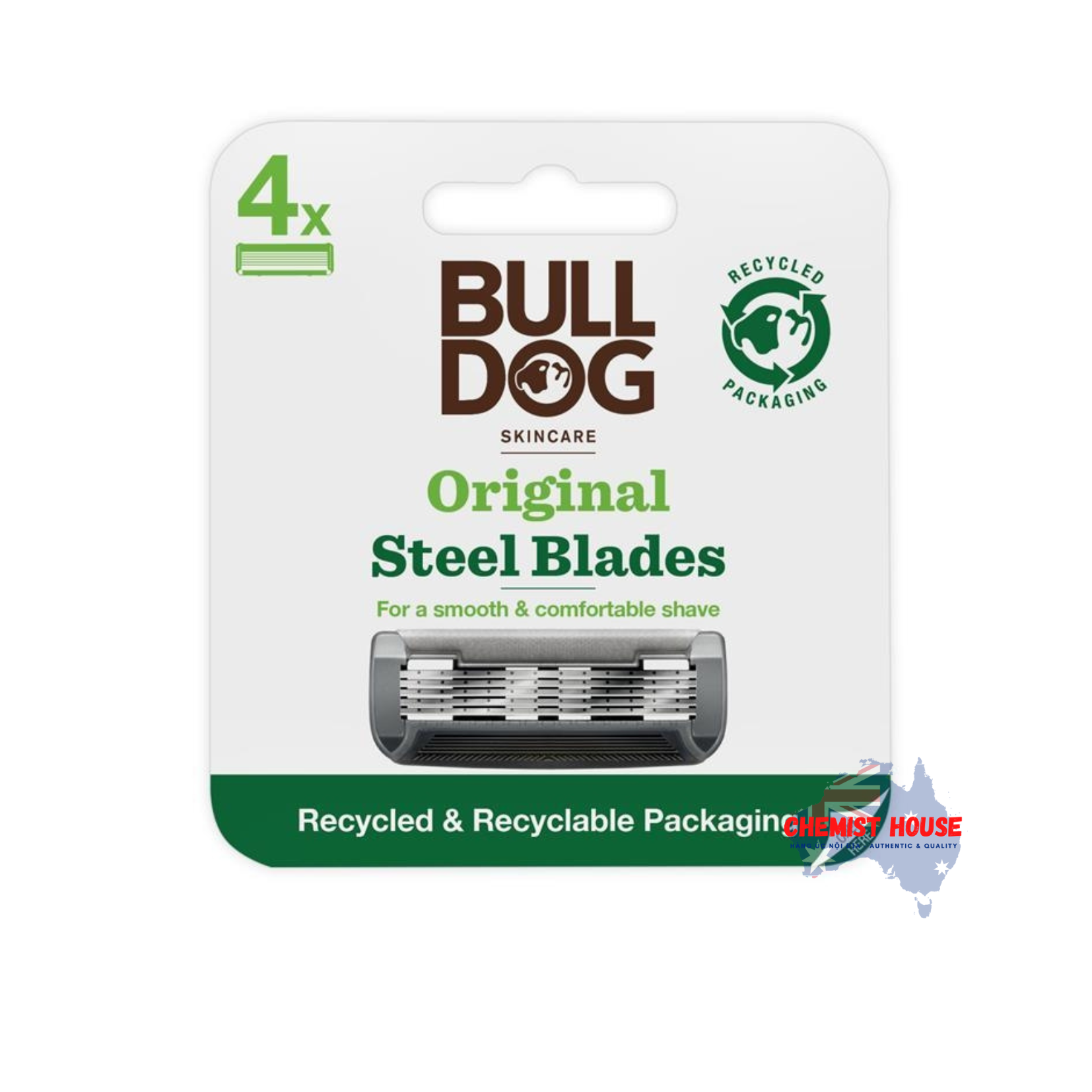 Dao cạo râu cao cấp Bulldog Original Bamboo Razor