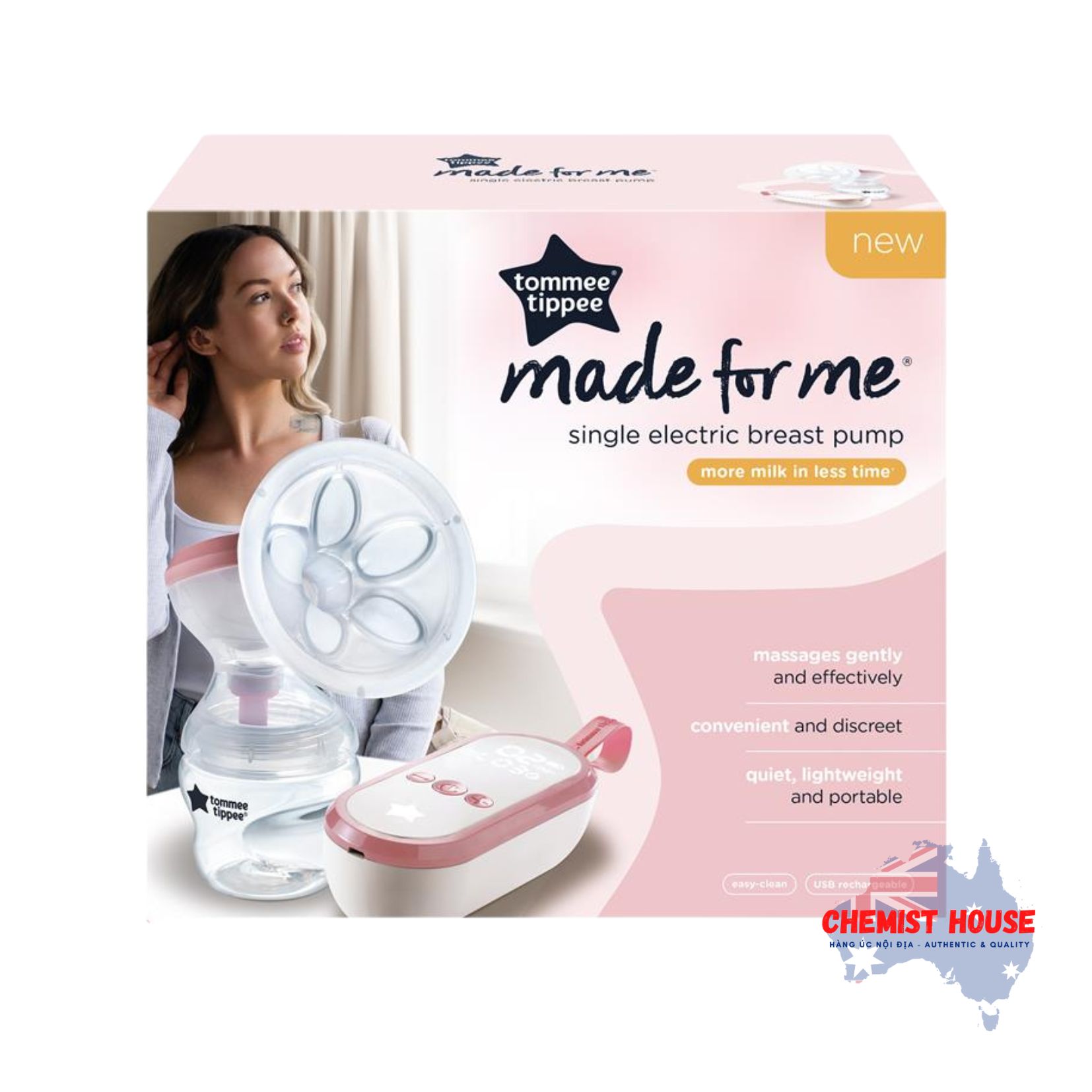 Máy Hút Sữa Điện Đơn - Tommee Tippee Made for Me Single Electric Breast Pump