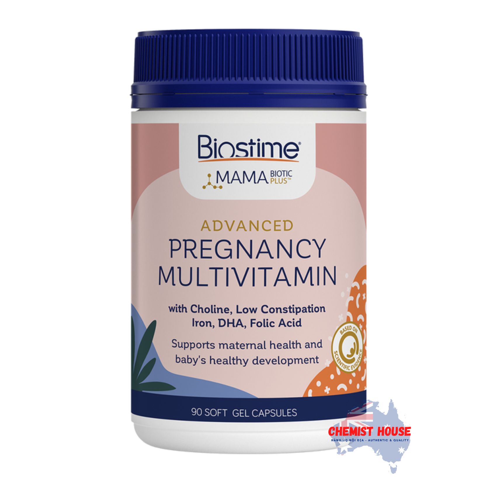 Vitamin Tổng Hợp Dành Cho Mẹ Bầu Trong Giai Đoạn Mang Thai - Biostime MamaBiotic Plus Advanced Pregnancy Multivitamin