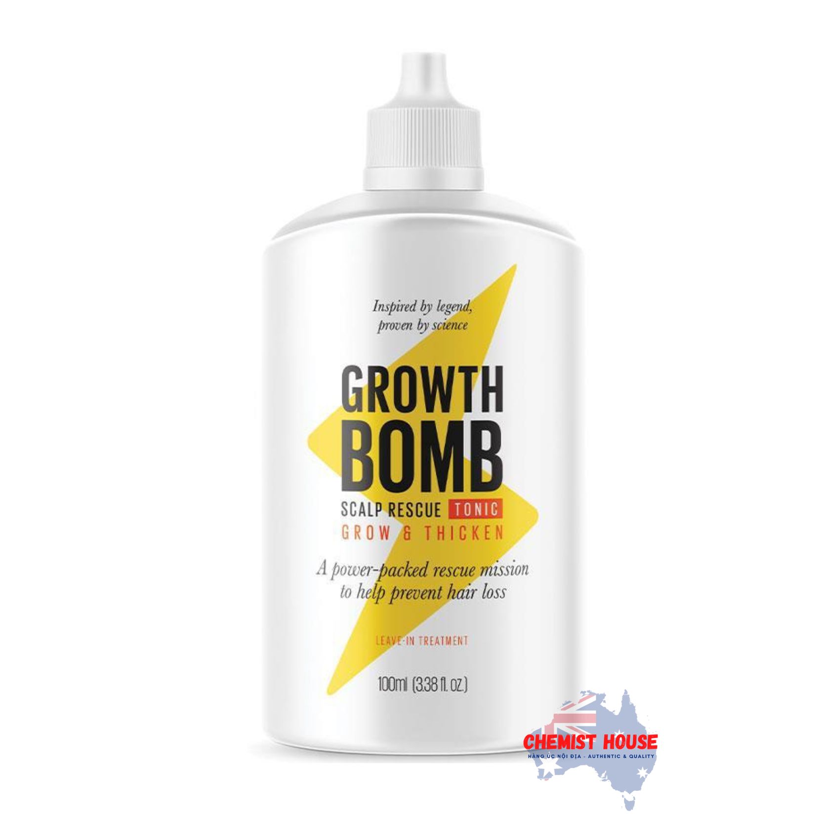 Tinh Chất Hỗ Trợ Mái Tóc Chắc Khỏe & Phúc Hồi Và Tăng Độ Dày Growth Bomb - Growth Bomb Scalp Tonic 100ml