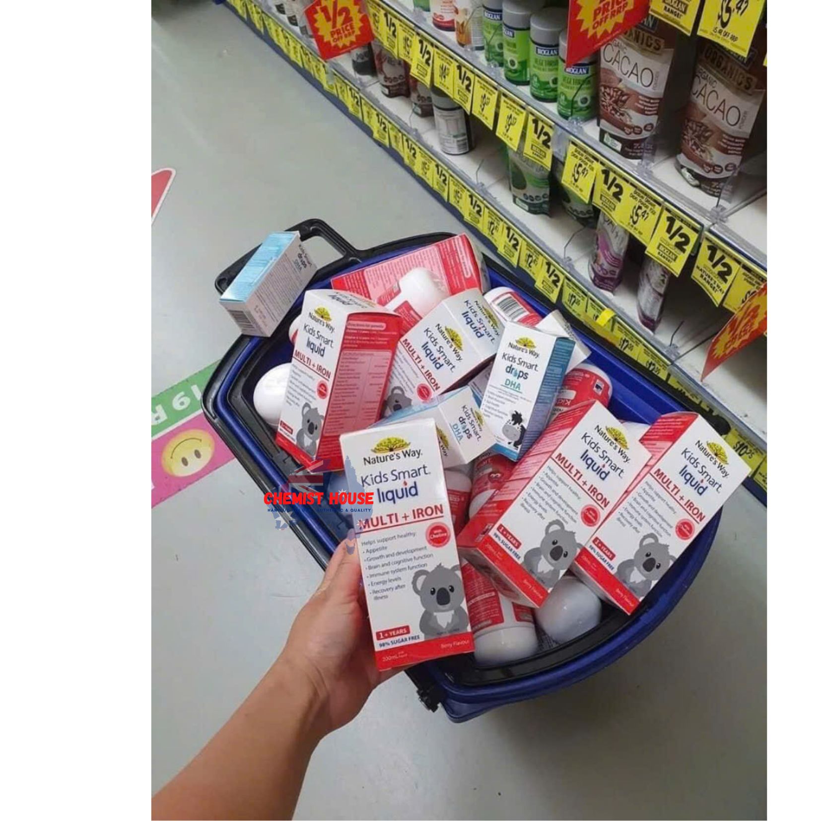 Nature's Way Kids Siro Vitamin Tổng Hợp Bổ Sung Vitamin Tổng Hợp Kèm Sắt Mau Ăn Chóng Lớn Tăng Đề Kháng