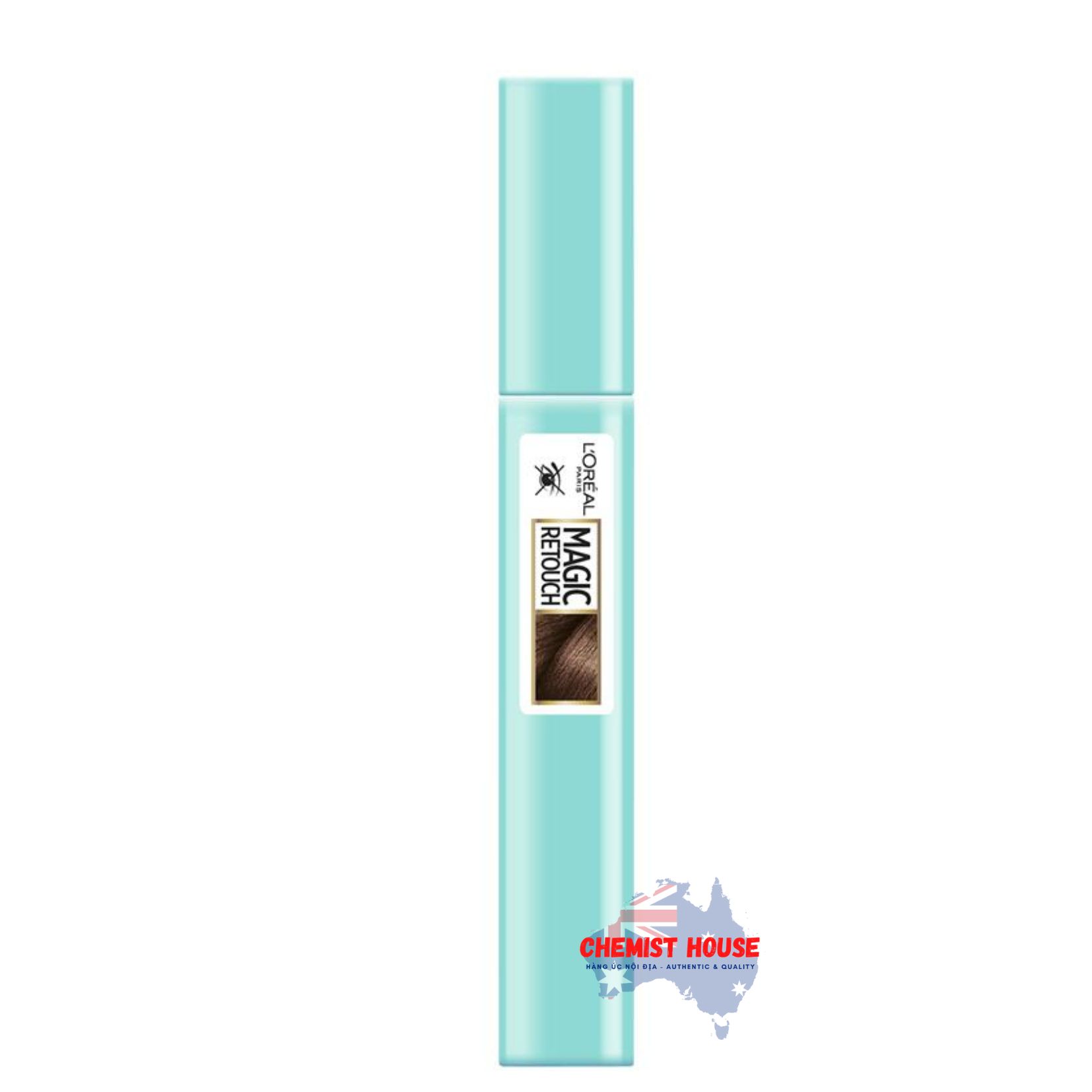 Cọ Che Phủ Bạc Chân Tóc L'Oreal Magic Retouch Precision 3 Nâu Chấm Chân Tóc Bạc Khô Nhanh 5 Phút Tiện Lợi