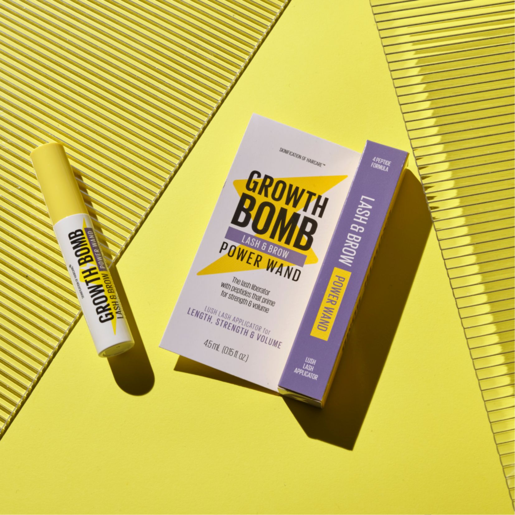 Serum Huyết Thanh Hỗ Trợ Mọc Mày & Mi Chắc Khỏe Growth Bomb 5ml - Growth Bomb Eyebrow & Eyelash Growth Serum 5ml