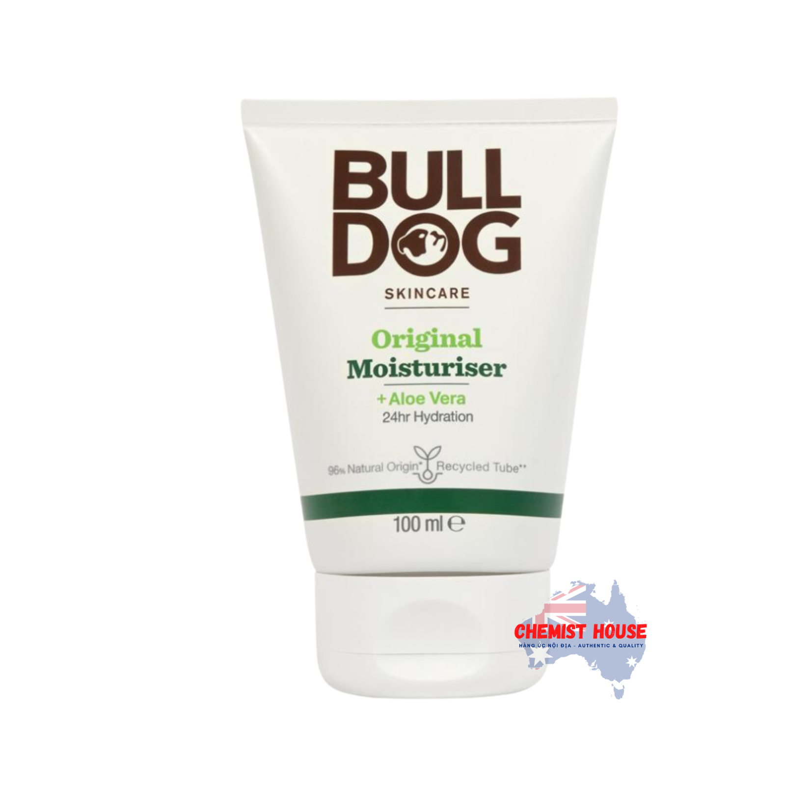 Kem dưỡng ẩm da mặt dành cho nam Bulldog Original Moisturiser 100ml