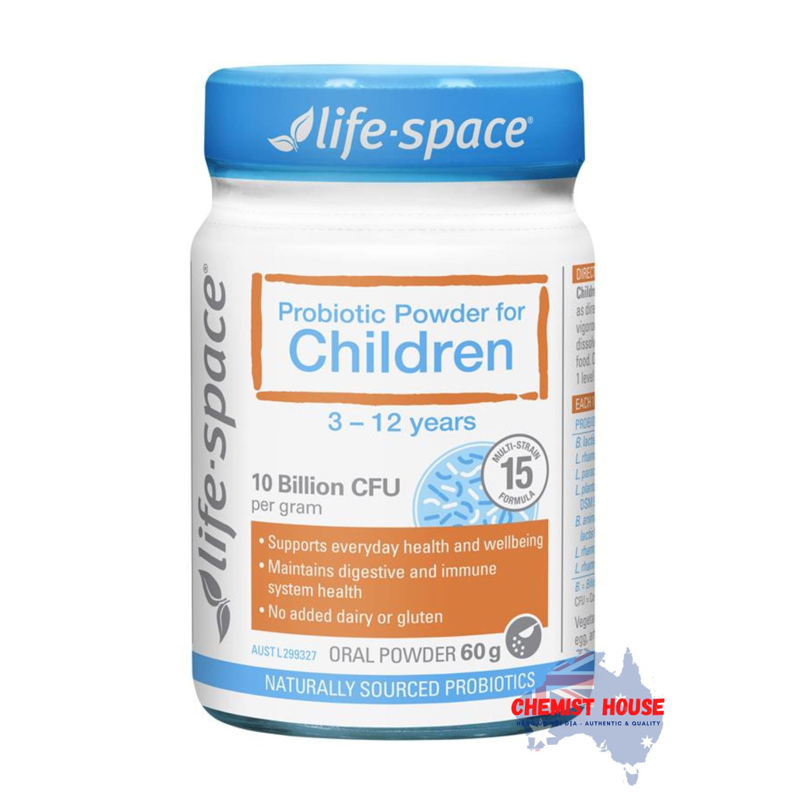 Life Space Probiotic Powder For Children - Men vi sinh cho bé trên 3 tuổi 60g