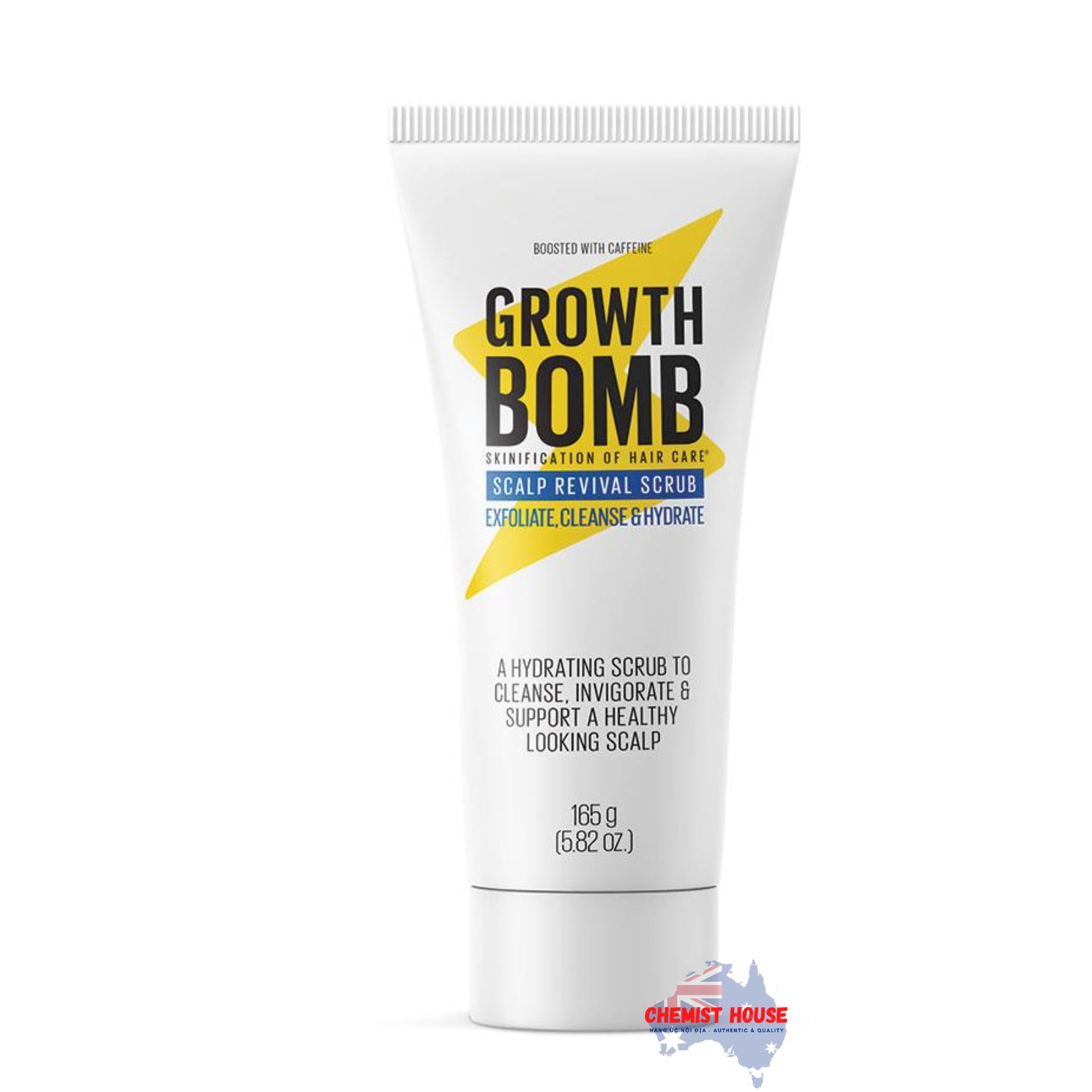Kem Tẩy Tế Bào Chết Phục Hồi Da Đầu Growth Bomb Scalp Revival 125ml - Growth Bomb Scalp Revival Scrub 125ml