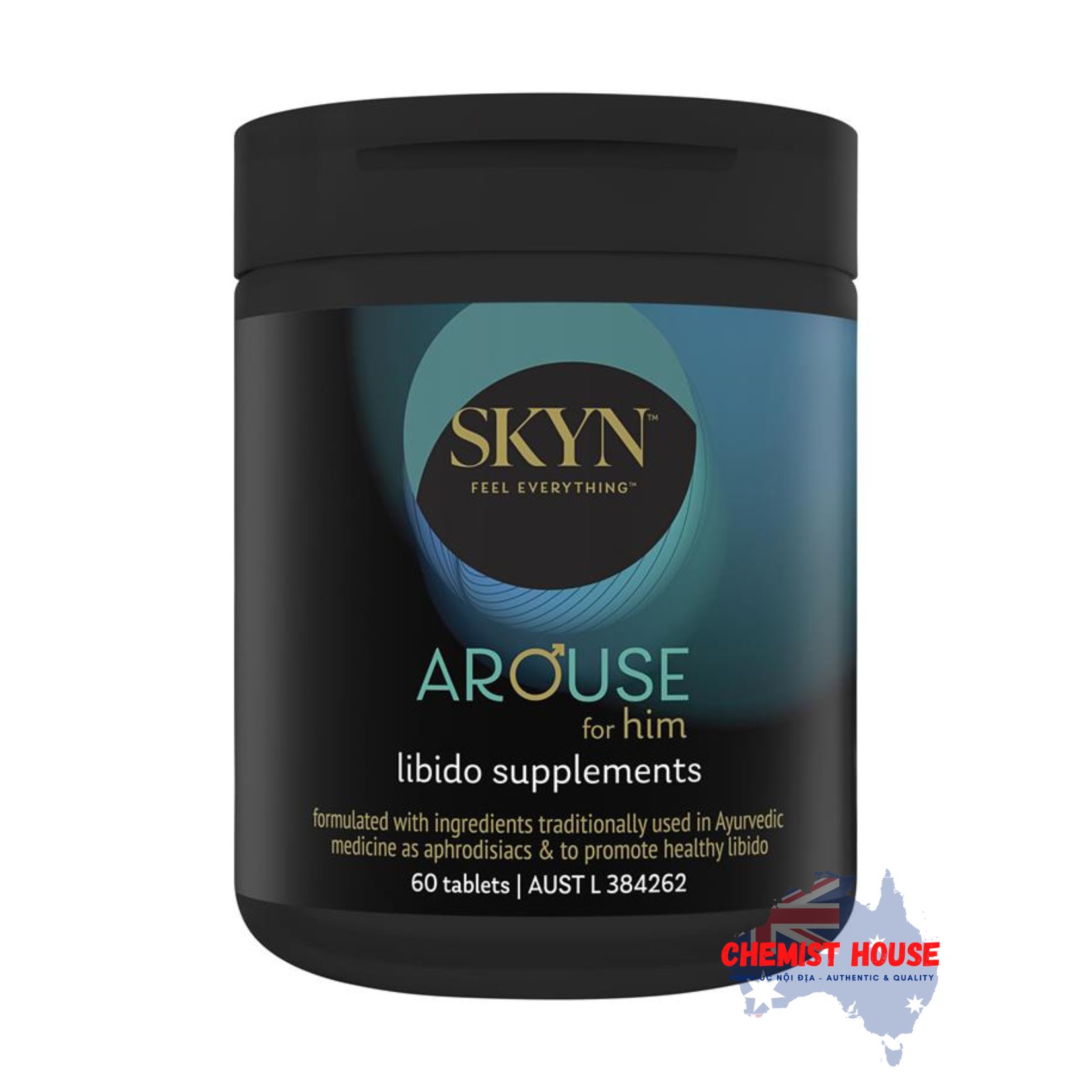 Viên Uống Tăng Cường Sinh Lý & Tăng Ham Muốn SKYN™ Arouse™ for Him 60 viên