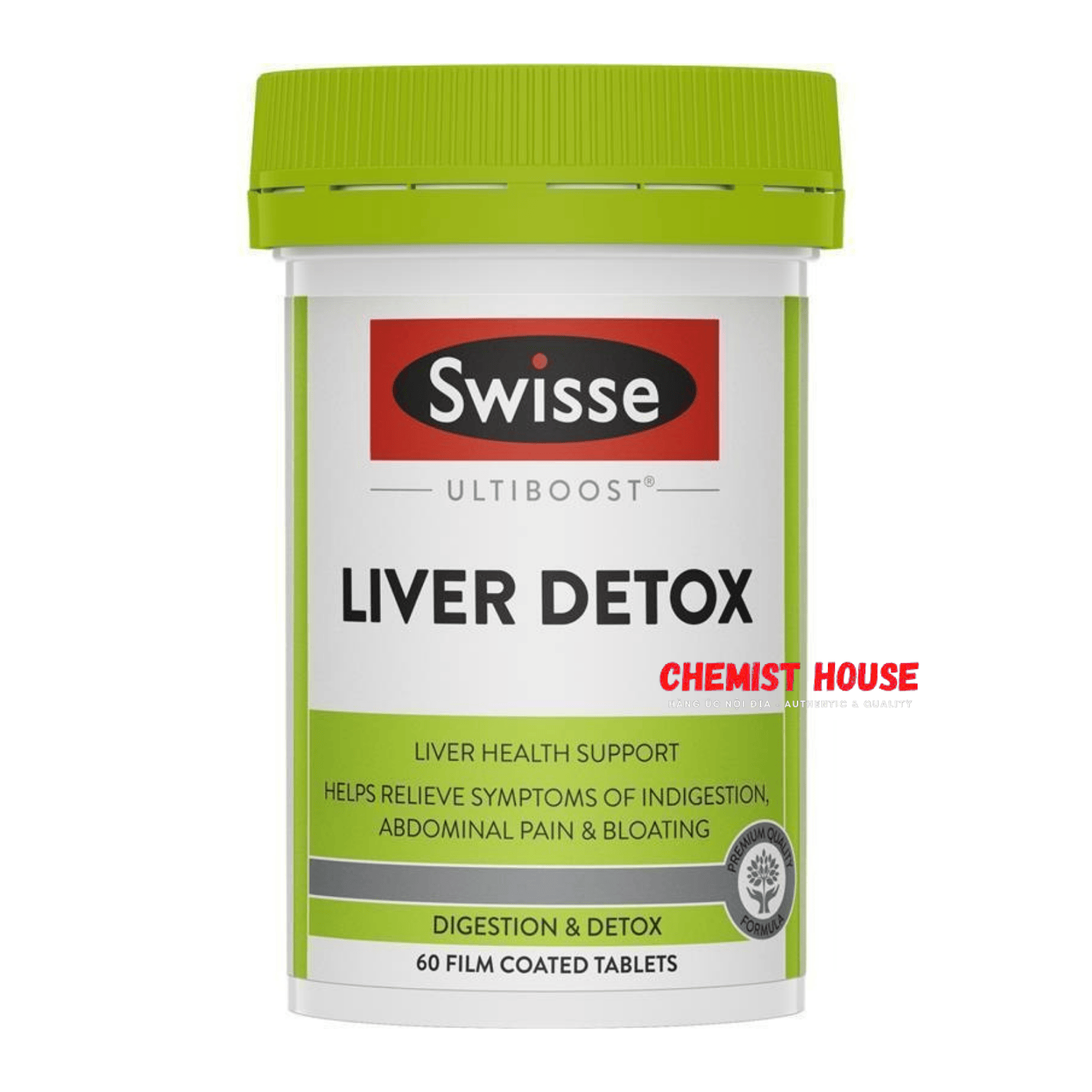 Swisse Ultiboost Liver Detox - Viên uống hỗ trợ thải độc gan