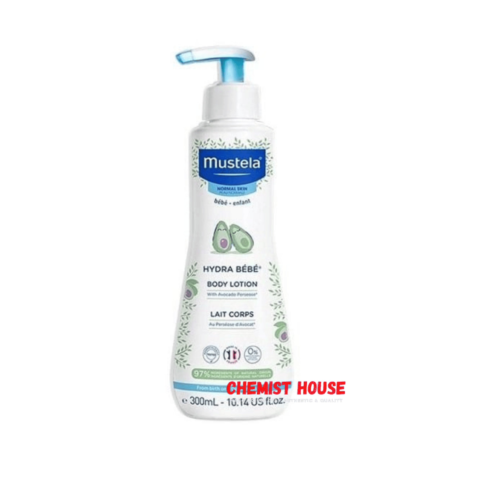 Dưỡng Thể Da Cho Bé  Mustela Hydra-Bebe Body Lotion 300ml