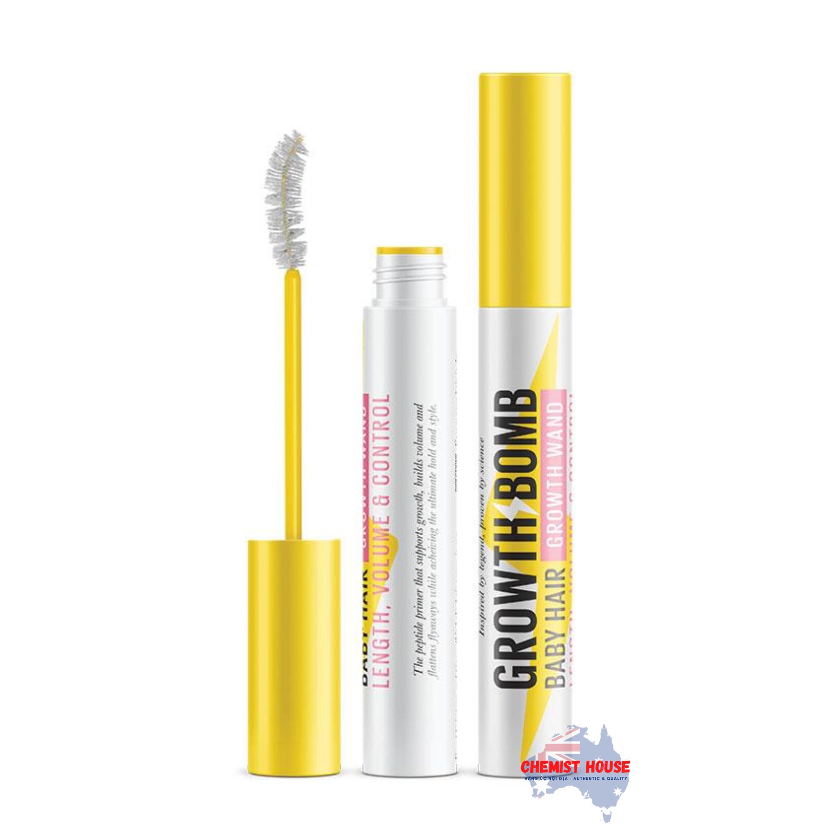 Huyết Thanh Kích Thích Mọc Tóc Giúp Tóc Dài & Bồng Bềnh, Óng Mượt 10ml - Growth Bomb Hair Growth Wand 10ml