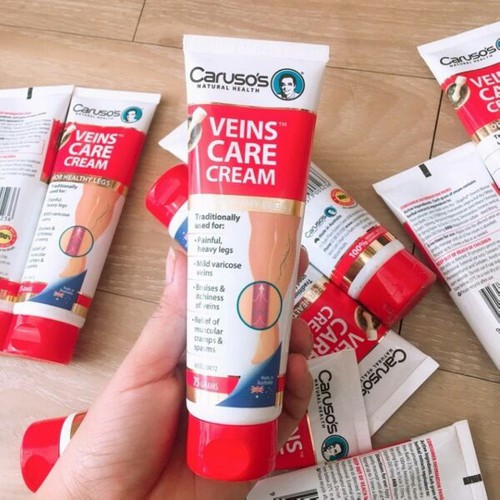 Kem bôi trị suy giãn tĩnh mạch Carusos Veins Care Cream 75g