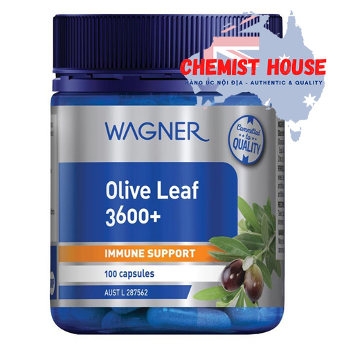 Wagner Olive Leaf 3600+ - Viên uống tăng cường sức đề kháng 100 viên