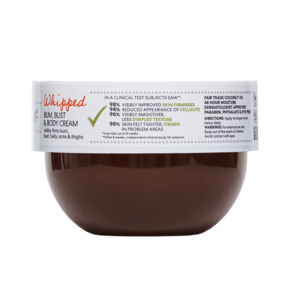 Kem Dưỡng Thể Palmers Hỗ Trợ Làm Săn Chắc & Giảm Chai Sần, Chảy Vùng Mông, Ngực, Bụng Và Các Vùng Khác 250g - Palmer's Brazilian Coco Whipped Body Cream 250g