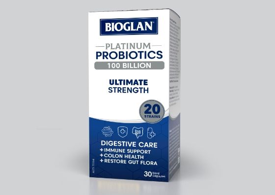 Viên uống bổ sung lợi khuẩn Bioglan Platinum Probiotic 100 Billion 30 Capsules
