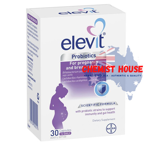 Elevit Probiotics For Pregnancy and Breastfeeding (30 days) - Viên uống men vi sinh cho Mẹ Bầu và Sau Sinh 30 viên