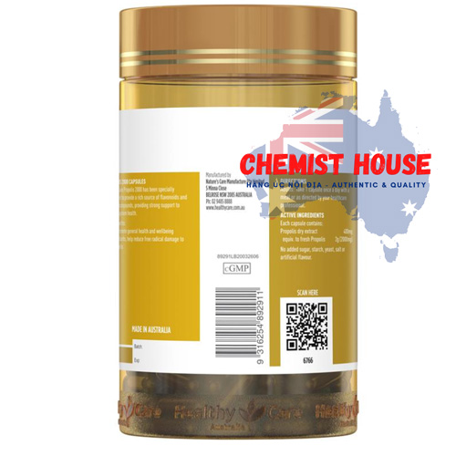 Healthy Care Propolis 2000mg - Viên uống keo ong 200 viên