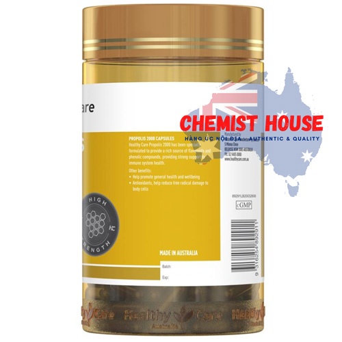 Healthy Care Propolis 2000mg - Viên uống keo ong 200 viên