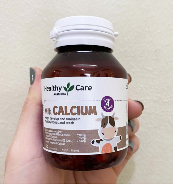 Combo Bổ sung DHA & Canxi cho bé 60 viên - Healthy Care Canxi & DHA