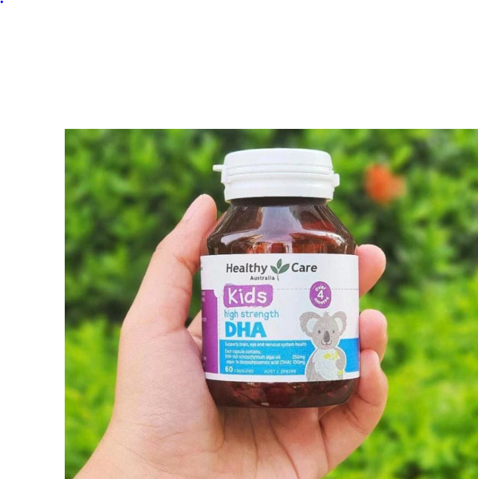 Combo Bổ sung DHA & Canxi cho bé 60 viên - Healthy Care Canxi & DHA