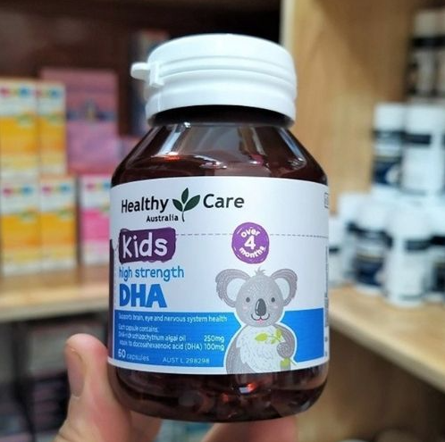 Combo Bổ sung DHA & Canxi cho bé 60 viên - Healthy Care Canxi & DHA