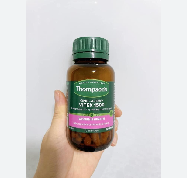 Viên Uống Hỗ Trợ Nội Tiết Tố Nữ Thompson’s One-a-day Vitex 1500mg Chiết Xuất Từ Cây Trinh Nữ