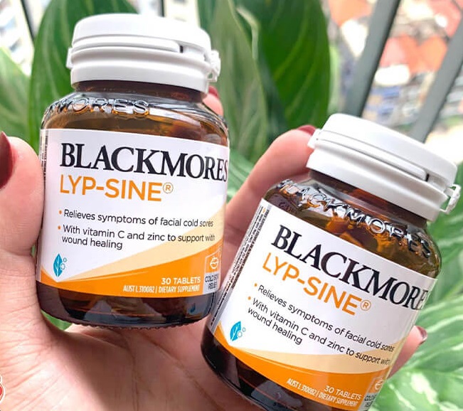 Viên uống hỗ trợ điều trị nhiệt miệng, chữa lở loét Blackmores Lyp-sine 30 viên