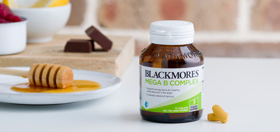 Viên uống bổ sung Vitamin B tổng hợp Blackmores Mega B Complex 75 viên
