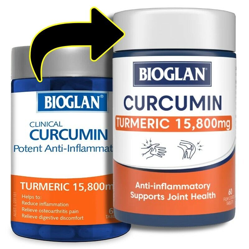 Viên uống hỗ trợ xương khớp Bioglan Curcumin 90 Tablets Value Pack