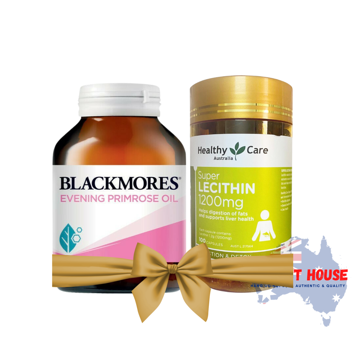 Combo Tăng Cường Nội Tiết Tố Nữ (Blackmores Anh Thảo + Mầm Đậu Nành)