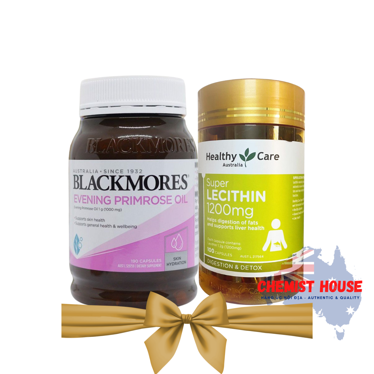 Combo Tăng Cường Nội Tiết Tố Nữ (Blackmores Anh Thảo + Mầm Đậu Nành)