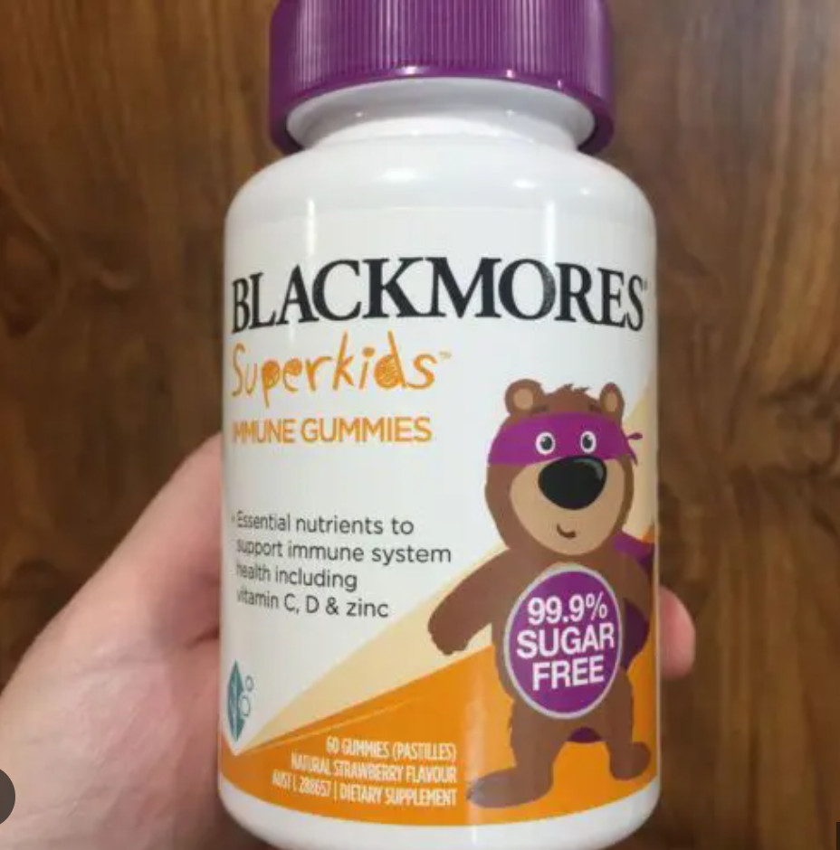 Kẹo mềm tăng cường hệ miễn dịch cho trẻ em Blackmores Superkids Immune 60 Viên